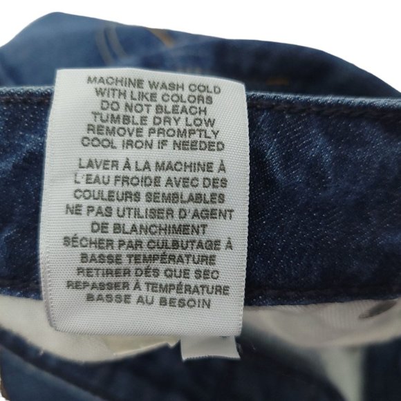 American Eagle Skinny Low Rise Jeans Womens Size 2 Medium Wash Denim - Picture 9 of 9